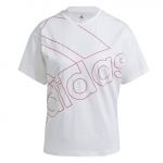 adidas T-Shirt (Unissexo) White / Hazy Rose S - GM5573-S
