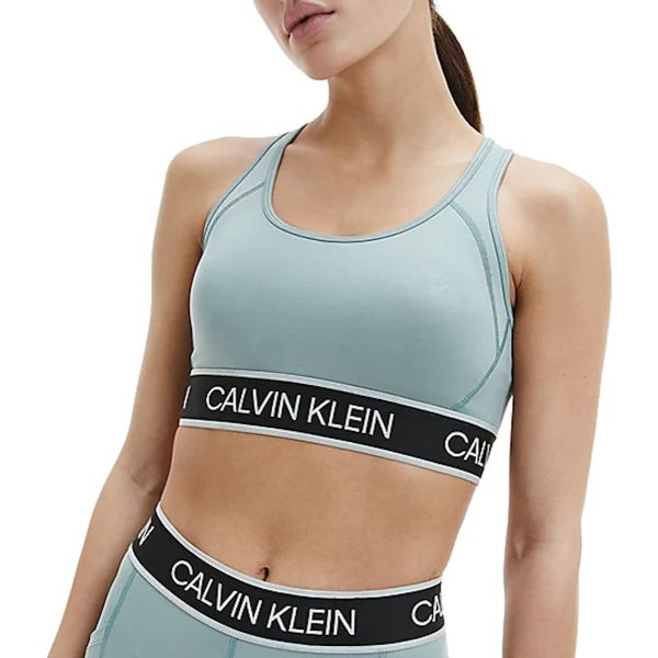 Calvin Klein Soutien Medium Support Sport Bra 00gws1k143-314 S Azul