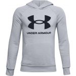Under Armour Sweatshirt Fleece Rival Big Logo Cinzento / Preto 14 Anos