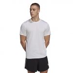 adidas T-Shirt Designed 4 Running White XL - HC9826-XL