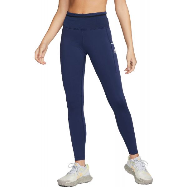 Nike Leggins Epic Luxe Women s Mid-Rise Trail Running Leggings cz9596-410 XL  Azul
