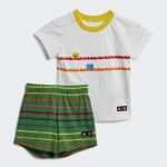 Adidas Conjunto de T-Shirt e Calções x Classic LEGO® White 92 - H65355-92