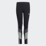 Adidas Leggings Black / Medium Grey Heather / White 164 - HG8346-164
