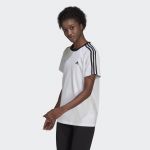 adidas T-Shirt 3-Stripes Essentials White / Black M - H10201-M