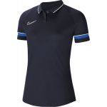 Nike Camisa Meia W Nk Academy 21 Dry Ss Polo cv2673-453 S Azul