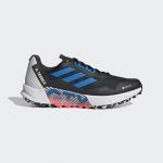 Adidas Sapatilhas Masculinas de Trail Running Gore-tex Flow 2.0 Terrex Agravic Core Black / Blue Rush / Turbo 44 - H03184-44
