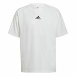 adidas T-Shirt Masculina em Jersey Simples BrandLove Essentials White L - HE4421-L