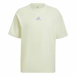 adidas T-Shirt Masculina em Jersey Simples BrandLove Essentials Almost Lime L - HE4420-L