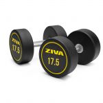 ZIVA Halteres redondos borracha Performance (par) - 17.5kg