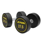 ZIVA Halteres redondos borracha Performance (par) - 37.5kg