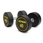 ZIVA Halteres redondos borracha Performance (par) - 40kg