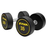ZIVA Halteres redondos borracha Performance (par) - 35kg