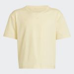 adidas T-Shirt Larga para Ioga AEROREADY Almost Yellow / Ecru Tint 128 - HM4430-128