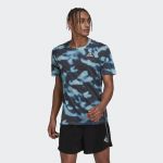 adidas T-Shirt Run Icons Multicolor / Almost Blue / Legend INK M - HF8759-M