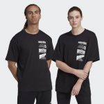 Adidas T-Shirt em Jersey Simples BrandLove Essentials (Unissexo) Black M - HE4314-M
