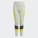 Adidas Leggings 7/8 AEROREADY HIIT Linen Green / Impact Yellow / Grey Six 140 - HU0280-140