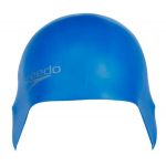 Speedo Plain Moulded Silicone Cap Neon Blue - 579024