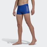adidas Boxers de Natação 3-Stripes Royal Blue / White L - HI1630-L