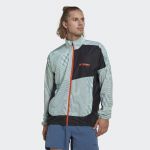 Adidas Corta-vento de Trail Running TERREX Linen Green / Magic Grey XL - HI6199-XL