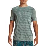 Under Armour T-shirt Seamless Radial Ss 1370448-781 L Verde