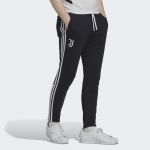 Adidas Calças Masculinas ADN da Juventus Black / White L - HU1185-L