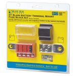Blue Sea Systems Blue Sea 5024 4-Gang Battery Terminal Fuse Block ST ATO/ATC and Cover - BSS5024