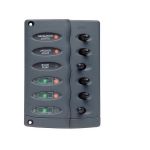 BEP CSP6-F 6 Way Switch Panel Water Proof With Fuse Holder - BEPCSP6F