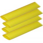 Ancor Adhesive Lined Heat Shrink Tubing (ALT) - 3/4"" x 12"" - 4-Pack - Yellow - 306924-ANC