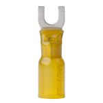 Ancor 12-10 #8 Spade Heat Shrink Yellow 25 Pack - ANC315225