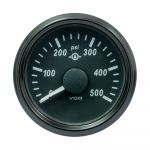 VDO Singleviu 52Mm (2-1/16"") Gear Pressure Gauge - 500 Psi - A2C3832740030-VDO