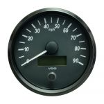 VDO Singleviu 100Mm (4"") Speedometer - 90 Mph - A2C3832870030-VDO