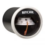 Ritchie X-21Ww Ritchiesport Compass Dash Mount White/Black - X-21WW-RIT