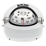 Ritchie S-53W Explorer Compass Surface Mount - White - S-53W-RIT