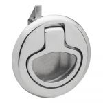 Whitecap Slam Latch Stainless Steel Non Locking Ring Pull - 6135C-WHI