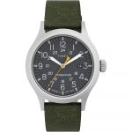 Timex Expedition Scout Black Dial Gree Strap - TW4B22900JV-TIM