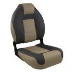 Springfield Marine Springfield Series Folding Seat Charcoal/Tan - 1062583-SPR