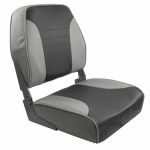 Springfield Marine Springfield Economy Multi Color Folding Seat Gray/Charc - 1040653-SPR