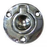 Perko 2"" Round Flush Ring Pull Chrome Plated Zinc - 1232DP2CHR-PER