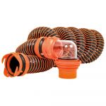 Camco RhinoEXTREME 15' Sewer Hose Kit w/ Swivel Fitting 4 In 1 Elbow Caps - 39859-CAM