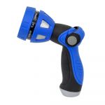 HoseCoil Thumb Lever Nozzle W/Metal Body And Nine Pattern - WN815-HOS