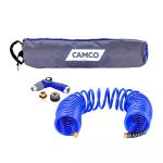 Camco 40' Coiled Hose & Spray Nozzle Kit - 41982-CAM