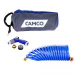 Camco 20' Coiled Hose & Spray Nozzle Kit - 41980-CAM