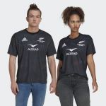 adidas T-Shirt com as Cores Principais das Black Ferns Sevens (Unissexo) Black / White XL - HG7261-0005