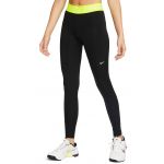 Nike Leggins Pro Women s Mid-Rise Mesh-Paneled Leggings cz9779-013 L Preto