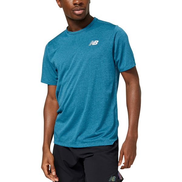 New Balance T-shirt Impact Run Sleeve mt21262-dm1 M Azul