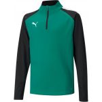 Puma Sweatshirt Teamliga 1/4 Zip Top 65723705 Xxs (111-116 cm) Verde