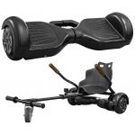 Pack Hoverboard Smart Balance Whell 6,5&quot; Preto + Sit Down Kart Plus - 52297