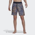 Adidas Calções de Praia Colour Maze Legend INK / Light Purple / Beam Orange 38 - HC8524-0009