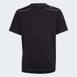 adidas T-Shirt de Treino AEROREADY Black / Silver Metallic 140 - HZ4126-0003
