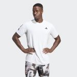 adidas T-Shirt de Ténis 3-Stripes Club White XS - HS3261-0001